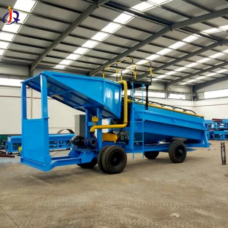 Pozemné zariadenia na ťažbu zlata v piesku